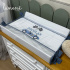 Trocador Anatômico Personalizado Azul Royal 200 Fios 4636