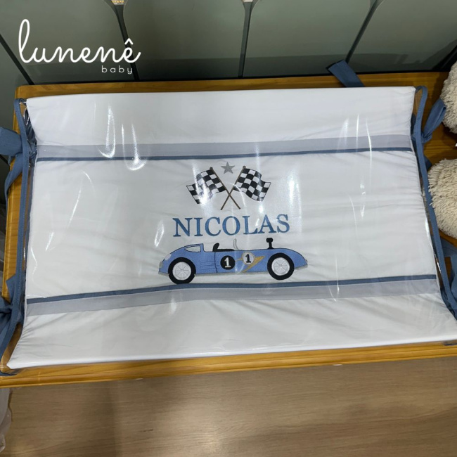 Trocador Anatômico Personalizado Azul Royal 200 Fios 4636
