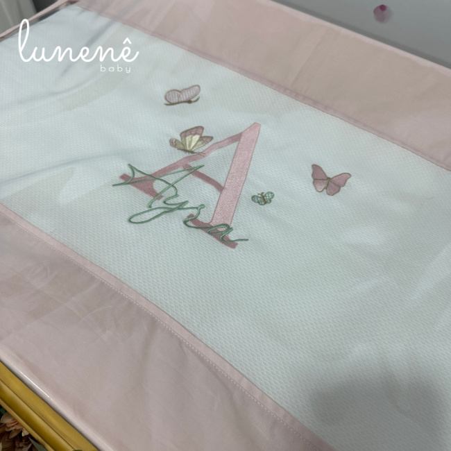 Trocador Anatômico Personalizado Borboleta Ayra Baby 4680