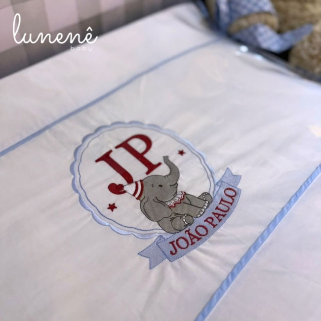 Trocador Anatômico Personalizado Circo do Elefantinho 4696