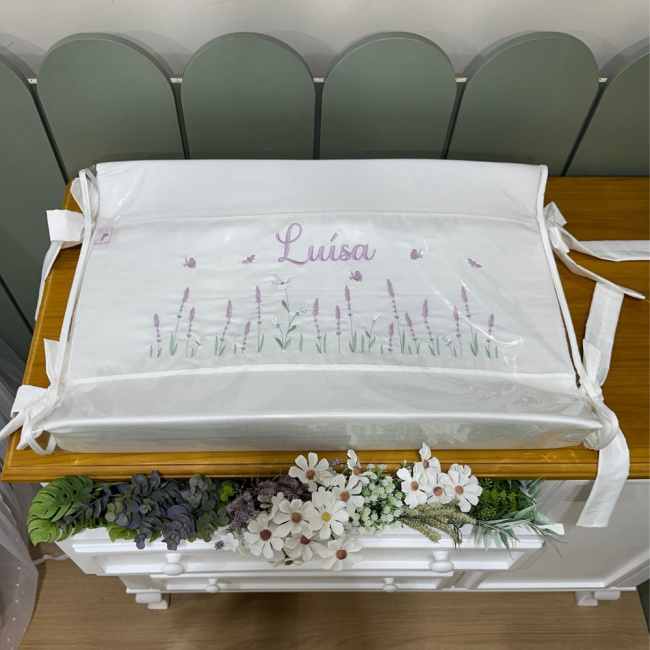 Trocador Anatômico Personalizado Lavanda Baby 400 Fios 4499