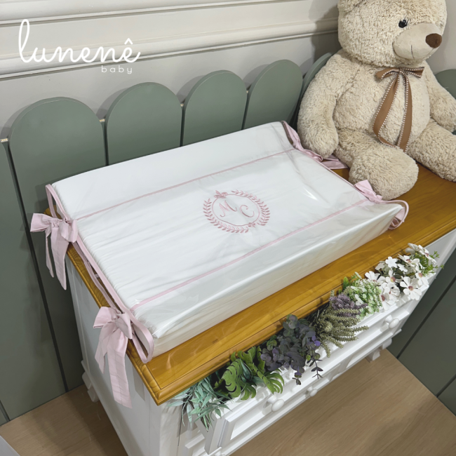 Trocador Anatômico Personalizado Lunenê Baby Premium 400 Fios 4557