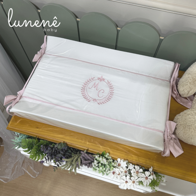 Trocador Anatômico Personalizado Lunenê Baby Premium 400 Fios 4557