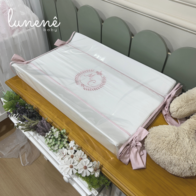 Trocador Anatômico Personalizado Lunenê Baby Premium 400 Fios 4557