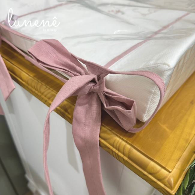 Trocador Anatômico Personalizado Piquezinho Floral 400 Fios 4528