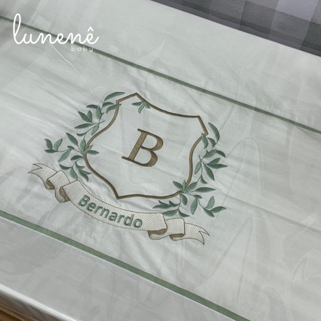 Trocador Anatômico Personalizado Safari Leão Verde 4686