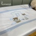 Trocador Anatômico Personalizado Ursinho Aviador 200 Fios 4563