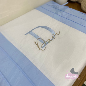 Trocador Personalizado Luxo Azul Personale 140 Fios 9004