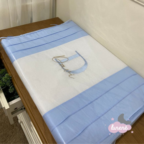 Trocador Personalizado Luxo Azul Personale 140 Fios 9004