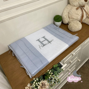 Trocador Personalizado Luxo Cinza Personale 140 Fios 9002