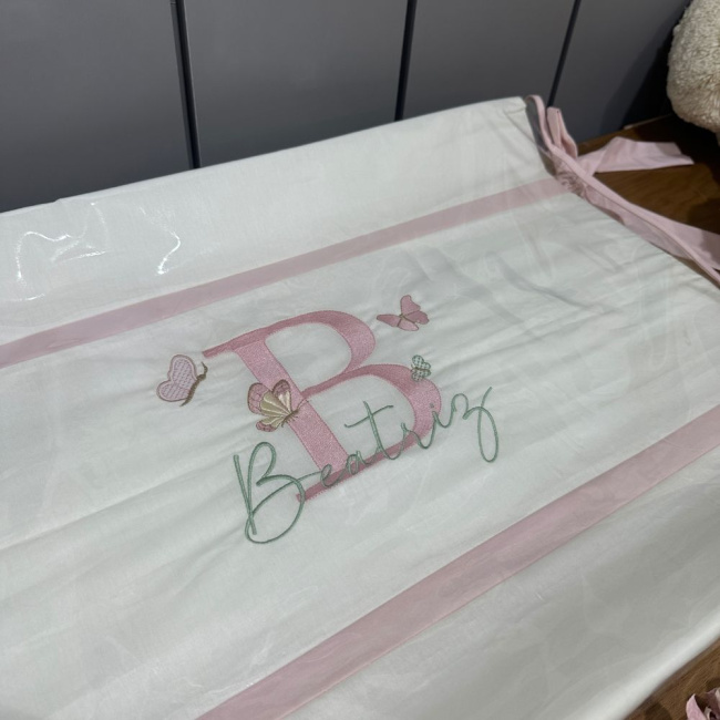 Trocador Luxo Lunenê Baby com nome Batriz 9099