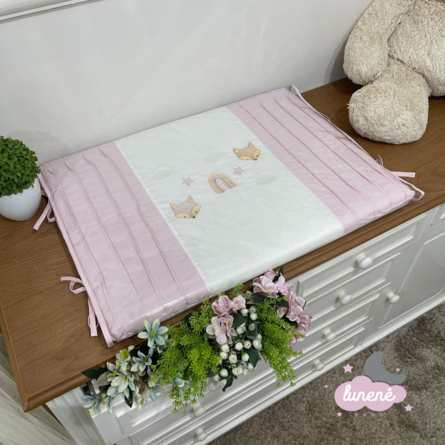 Trocador Luxo Raposinha Baby Rose 4313