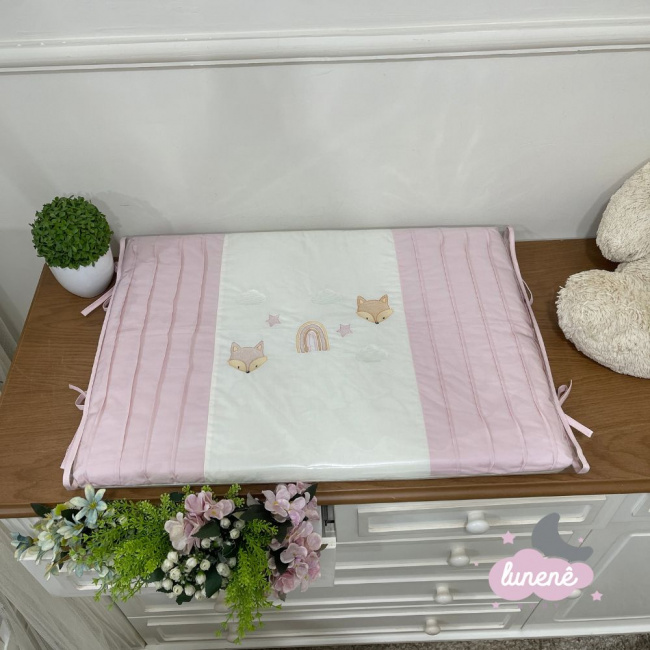 Trocador Luxo Raposinha Baby Rose 4313