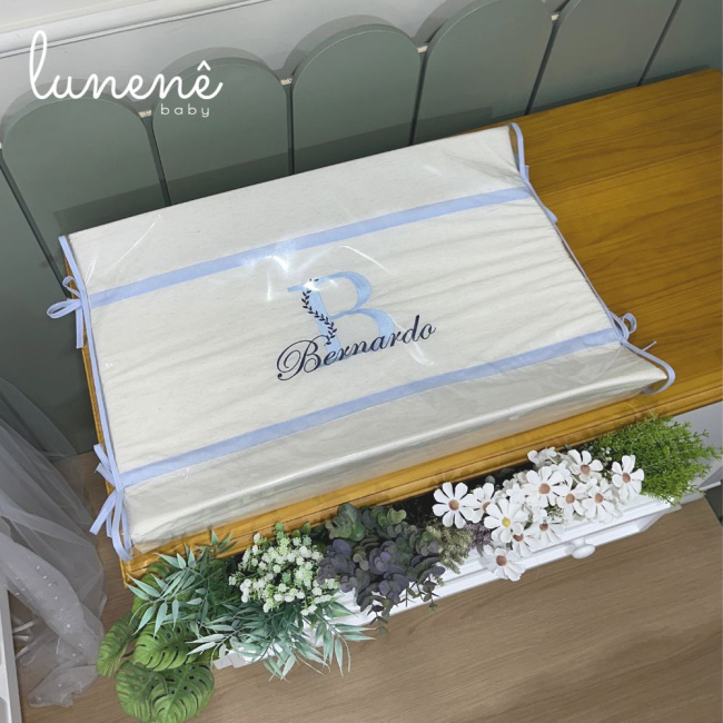 Trocador Personalizado Anatômico Azul Chambre