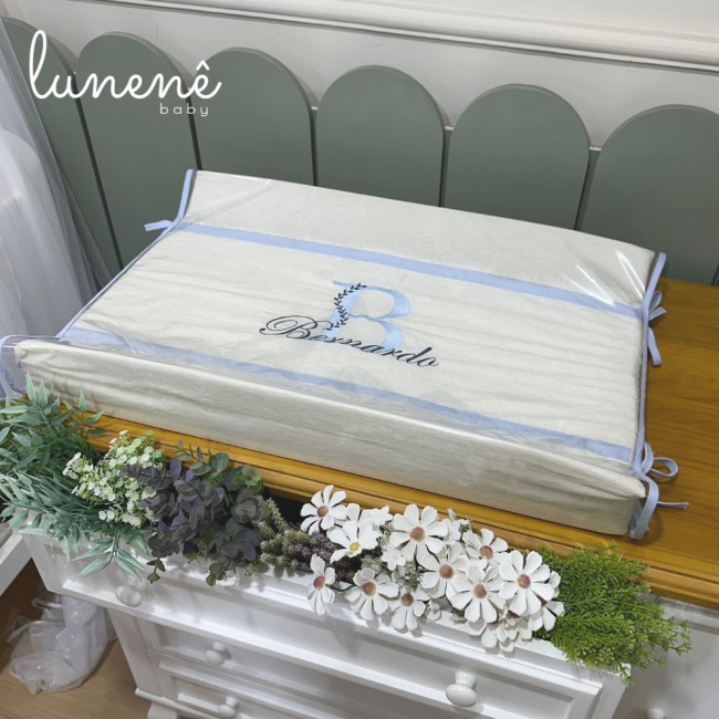 Trocador Personalizado Anatômico Azul Chambre