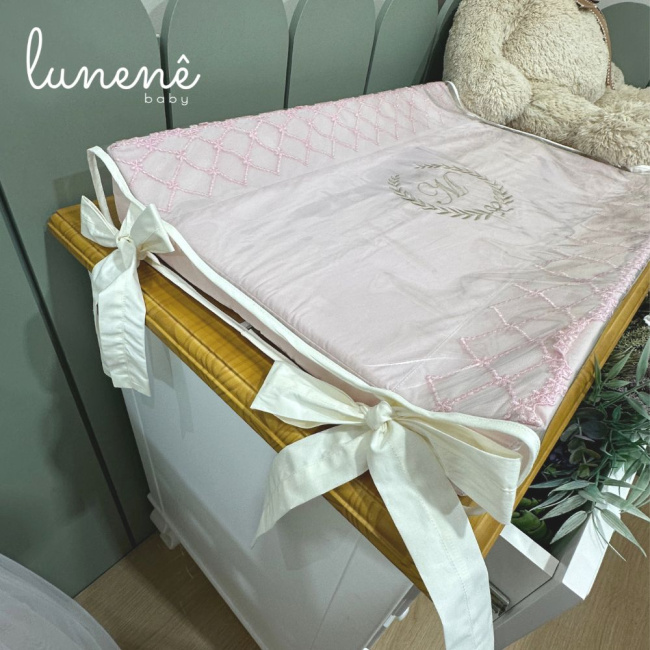 Trocador Personalizado Anatômico Babadinho Baby Rose 200 Fios 2946