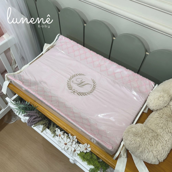 Trocador Personalizado Anatômico Babadinho Baby Rose 200 Fios 2946