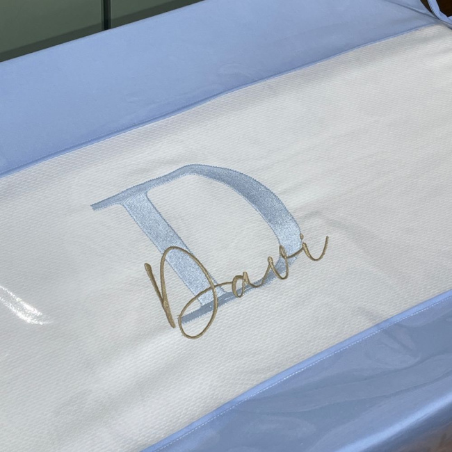 Trocador Personalizado Anatômico Balão Azul 140 Fios