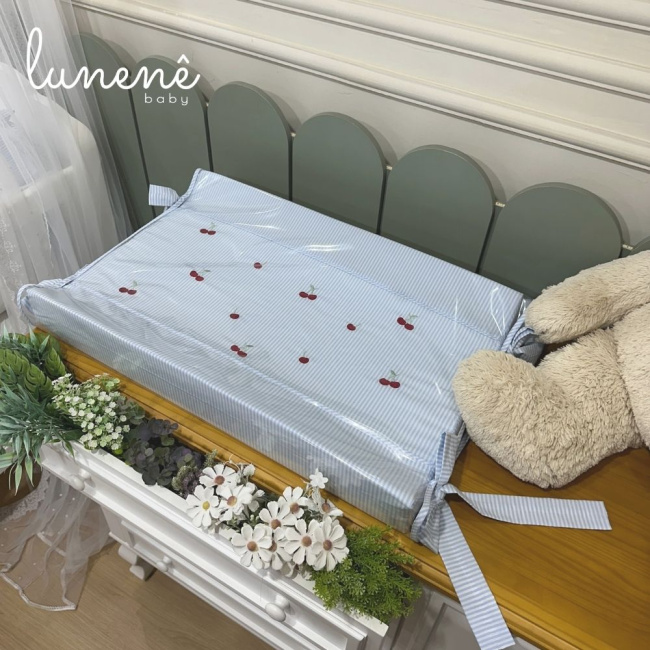 Trocador Personalizado Anatômico Cerejinha 200 Fios 4566