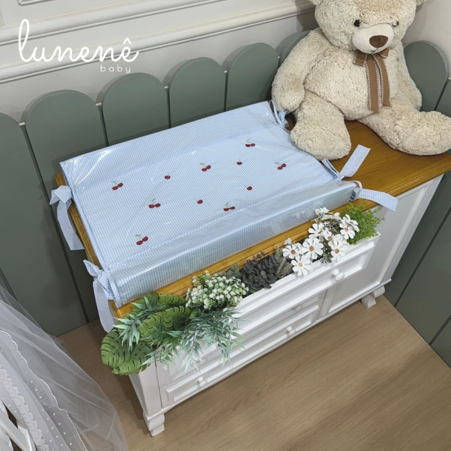 Trocador Personalizado Anatômico Cerejinha 200 Fios 4566