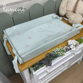 Trocador Personalizado Anatômico Cerejinha Verde 200 Fios 4574