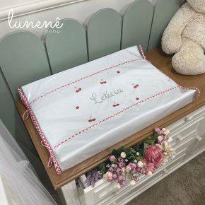 Trocador Personalizado Anatômico Cerejinha Vermelha 200 Fios 4576