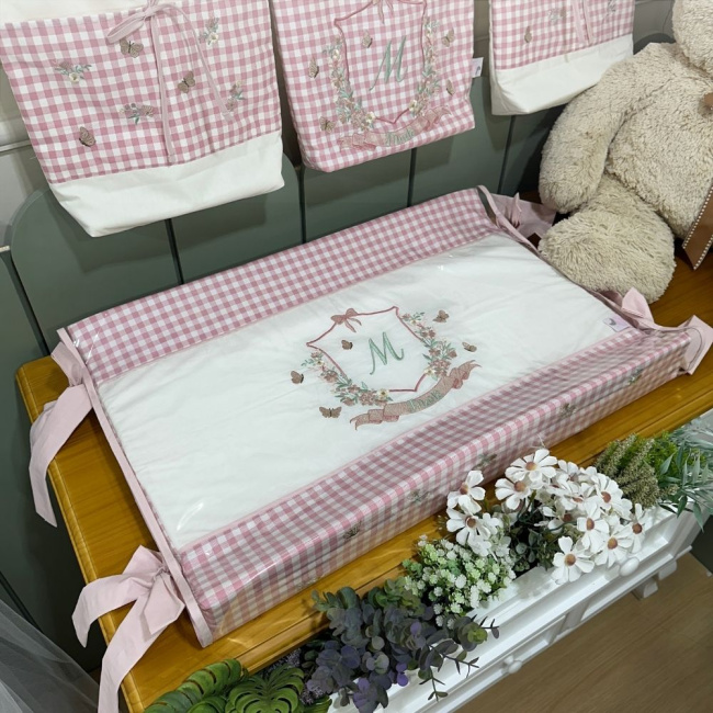 Trocador Personalizado Anatômico Jardim Encantado 200 Fios 4525