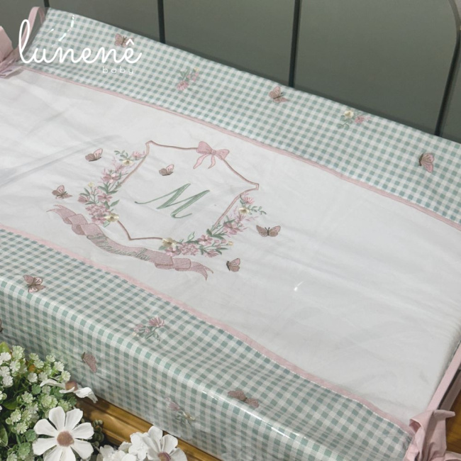 Trocador Personalizado Anatômico Jardim Encantado 200 Fios 4535