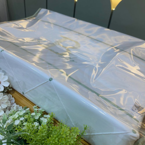 Trocador Personalizado Anatômico Luxo Folhas Baby Branco e Verde 200 Fios