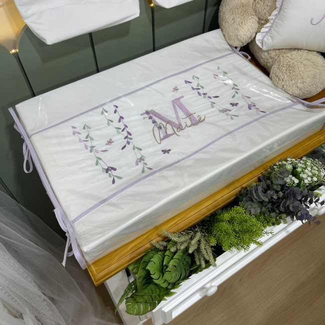 Trocador Personalizado Anatômico Luxo Lavanda