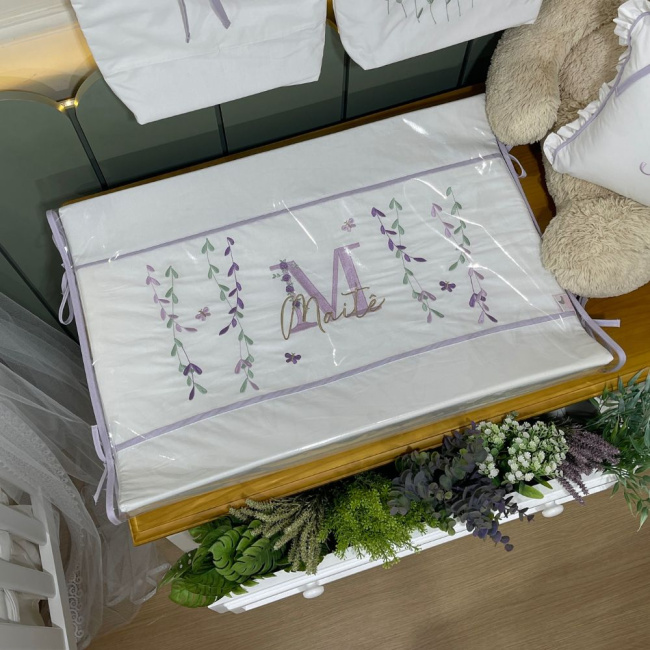 Trocador Personalizado Anatômico Luxo Lavanda