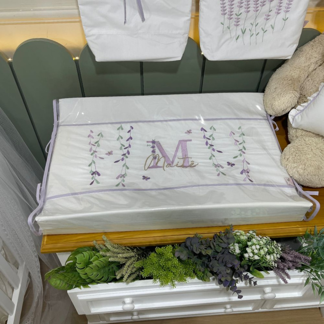 Trocador Personalizado Anatômico Luxo Lavanda