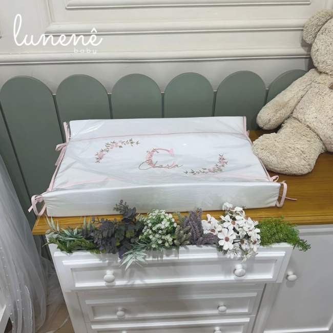 Trocador Personalizado Anatômico Luxo Primavera