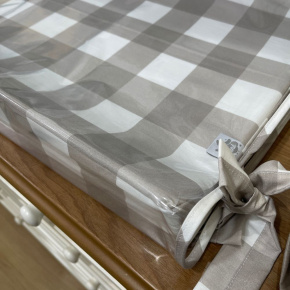 Trocador Anatômico Luxo Ursinho Xadrez 200 Fios 4456