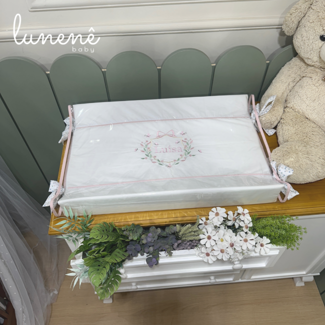 Trocador Personalizado Anatômico Poá Colorido 200 Fios 4546