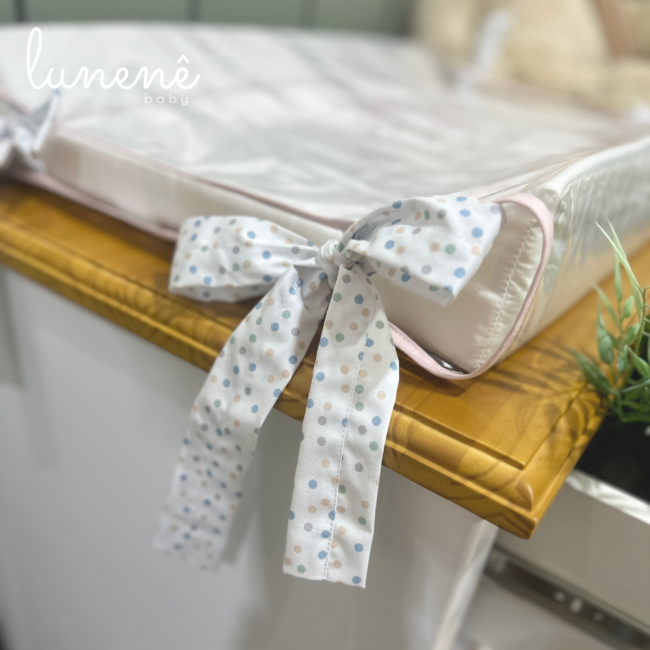 Trocador Personalizado Anatômico Poá Colorido 200 Fios 4546