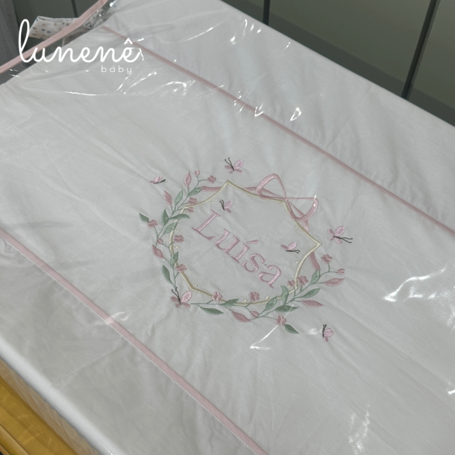 Trocador Personalizado Anatômico Poá Colorido 200 Fios 4546