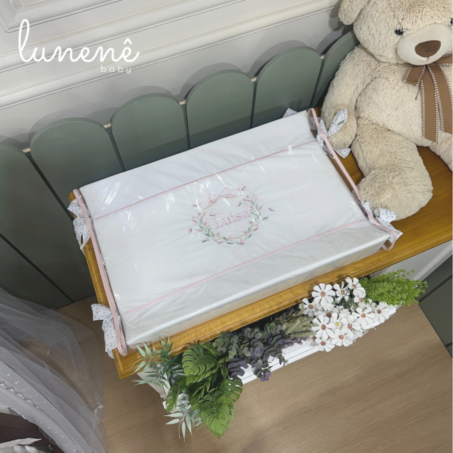 Trocador Personalizado Anatômico Poá Colorido 200 Fios 4546