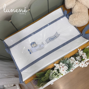 Trocador Personalizado Anatômico Urso Aviador 200 Fios 4578