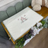 Trocador Personalizado Luxo Borboleta Baby 140 Fios Terracota