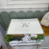 Trocador Personalizado Luxo Borboleta Baby 140 Fios Terracota