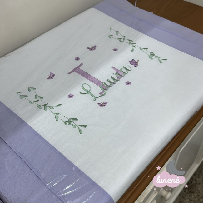 Trocador Personalizado Luxo Lavanda