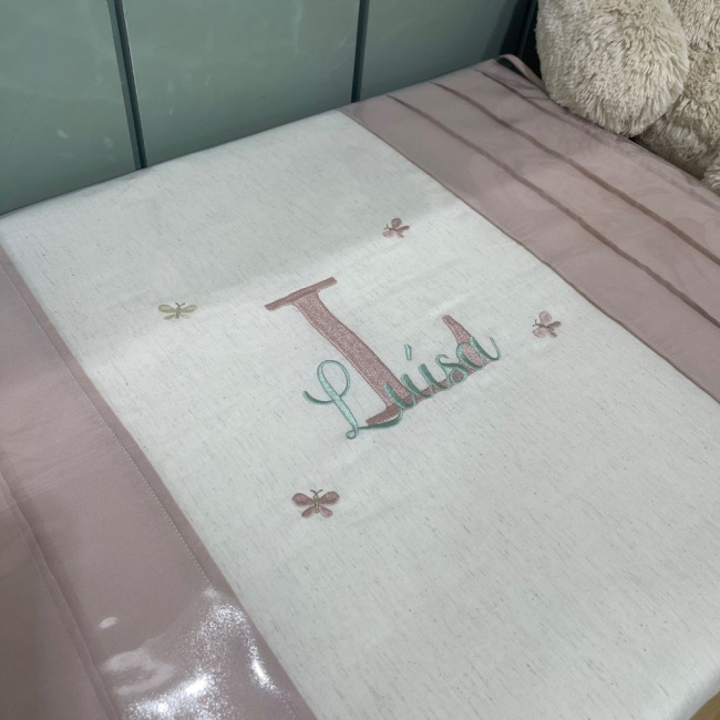 Trocador Personalizado Luxo Ramo de Flores Terracota Personale 200 Fios 9027