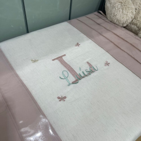 Trocador Personalizado Luxo Ramo de Flores Terracota Personale 200 Fios 9027
