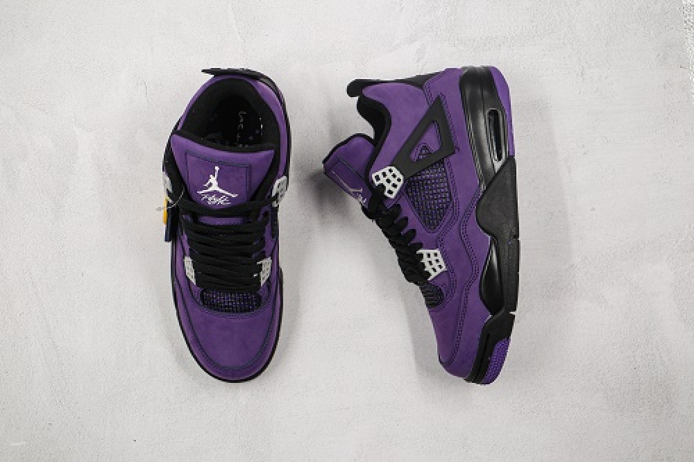 Jordan 4 hotsell cactus jack purple