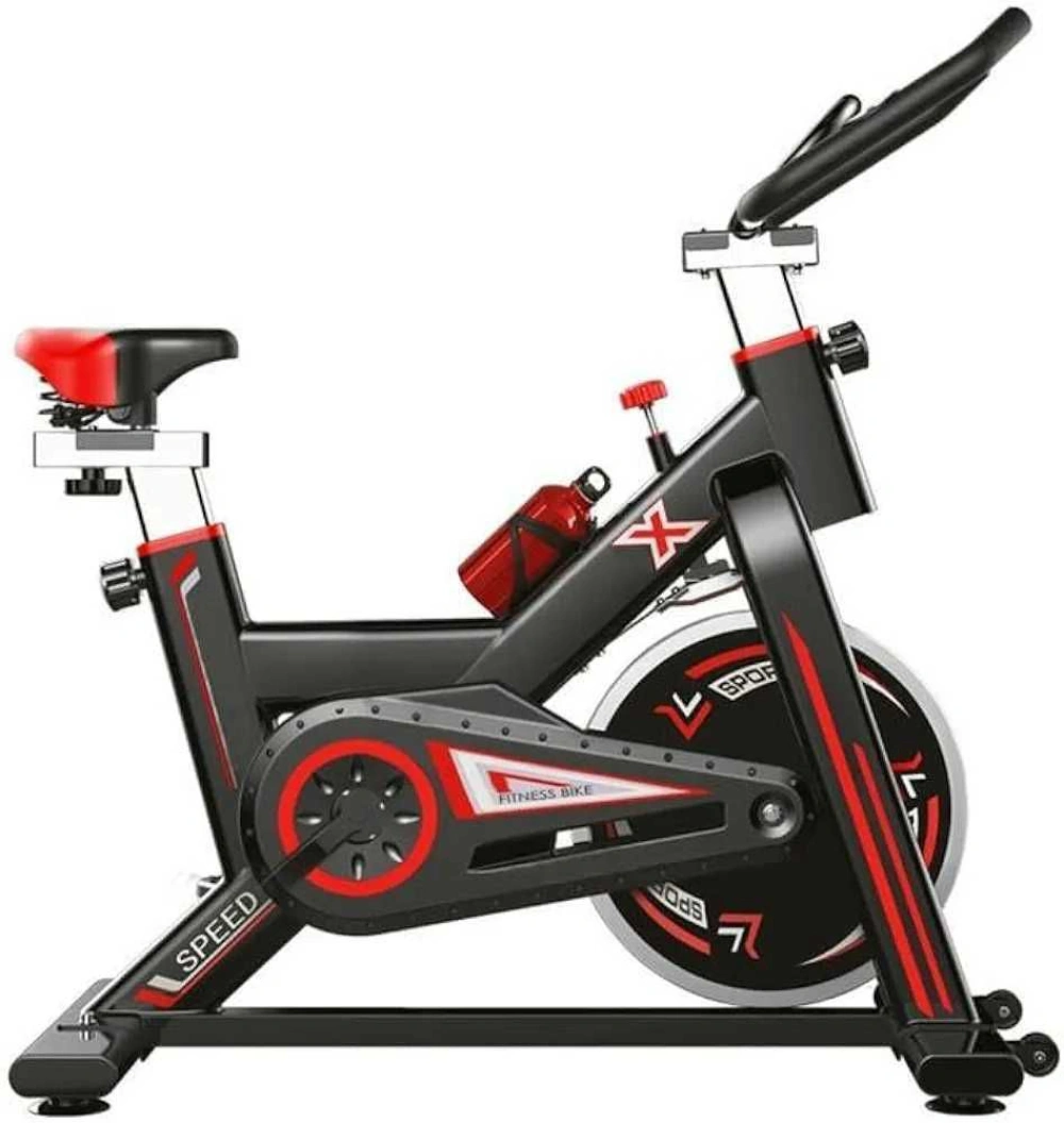 Bicicleta Ergométrica Spinning Mecânica New Speed Q50 Vermelha/Preta ...