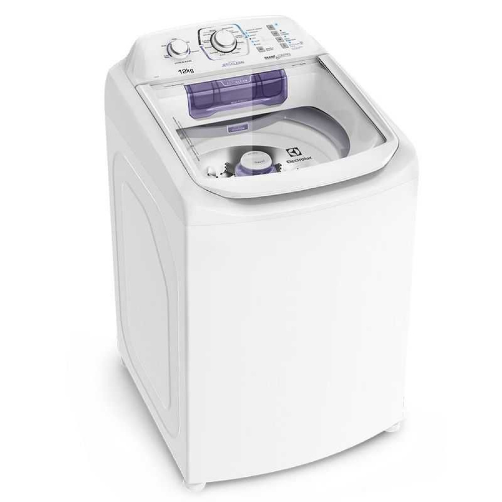 Máquina de Lavar Electrolux 12kg Branca Turbo Economia Silenciosa com ...