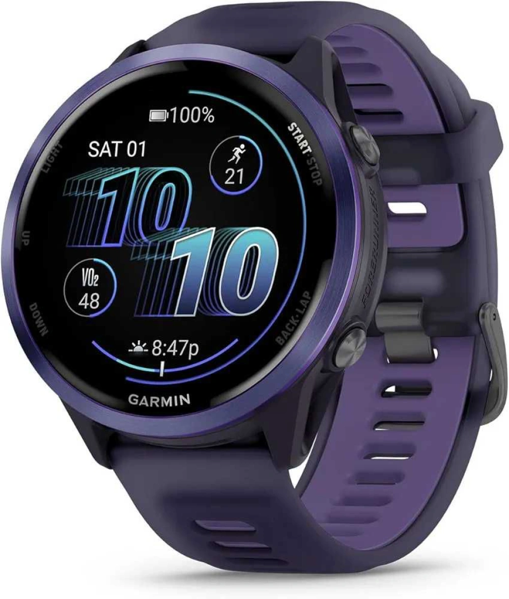Forerunner Monitor Relógio Garmin 47mm Forerunner 570 Monitor Cardíaco de Pulso, GPS ...
