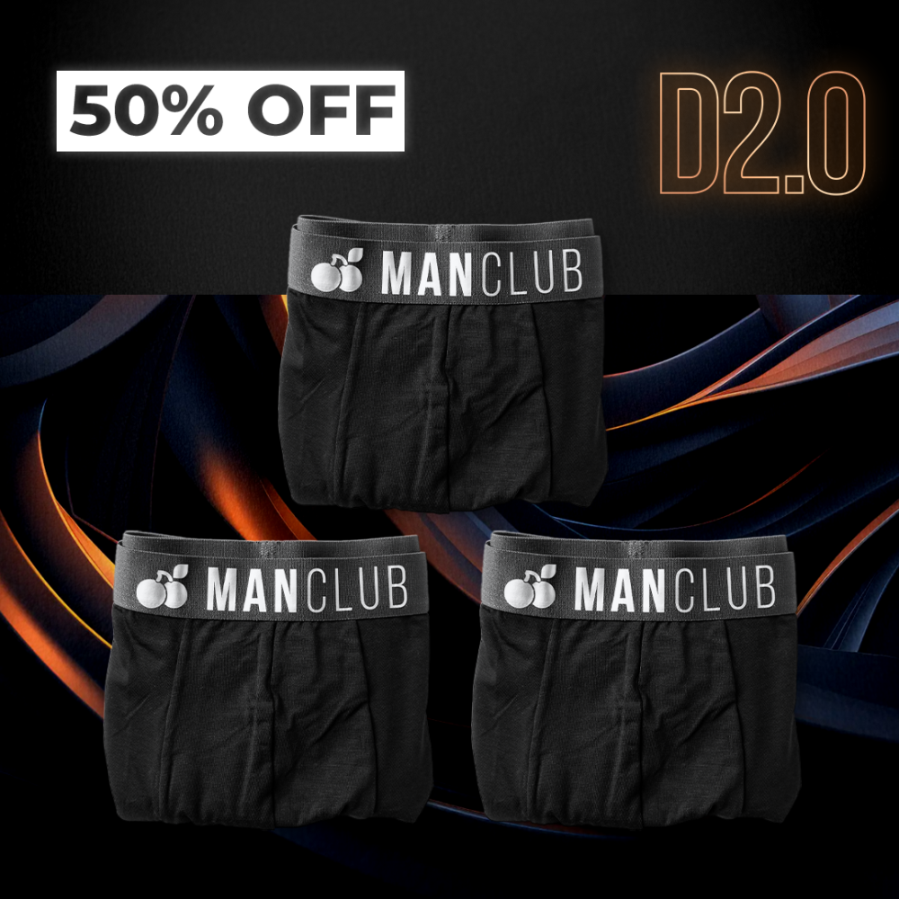3x Cuecas das Joias MANCLUB com 50% OFF