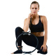 Anel Tonificador Arco Adultor Flexível para Pilates Convoy Sports Preto